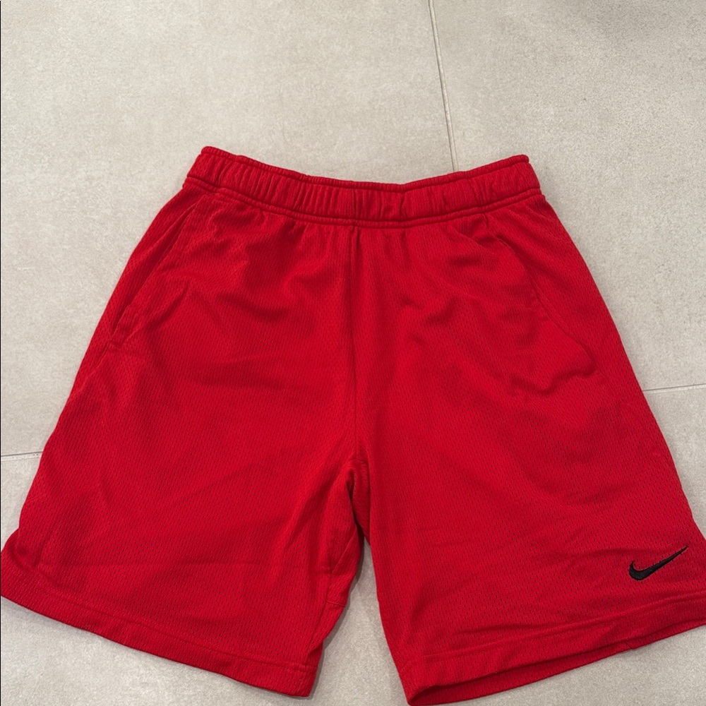 Nike dri fit Red Sports Shorts